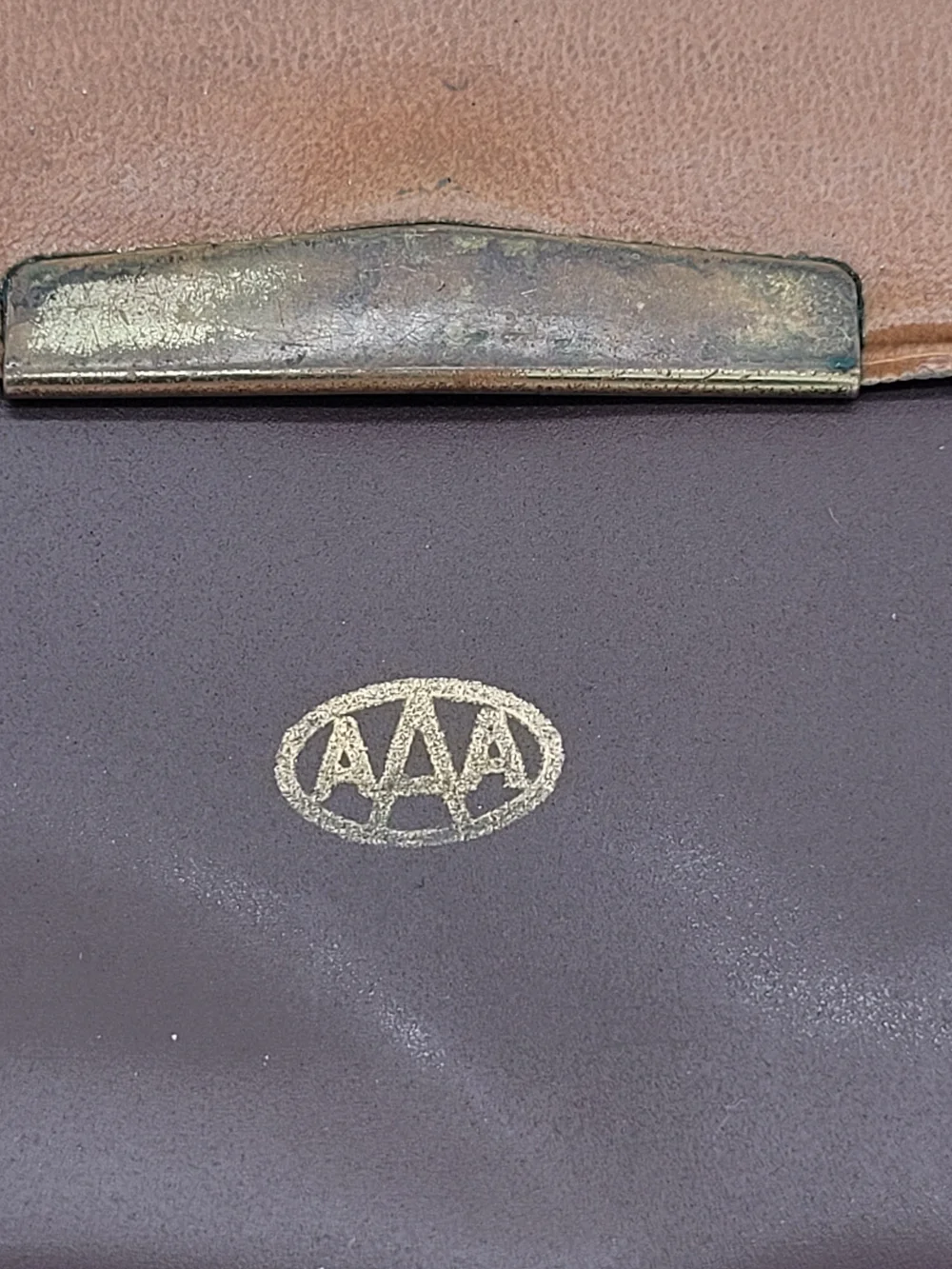 1980s bifold SecretaryStyle Vinyl Wallet Fold Out ID Sleeves AAA Promo Vitronic